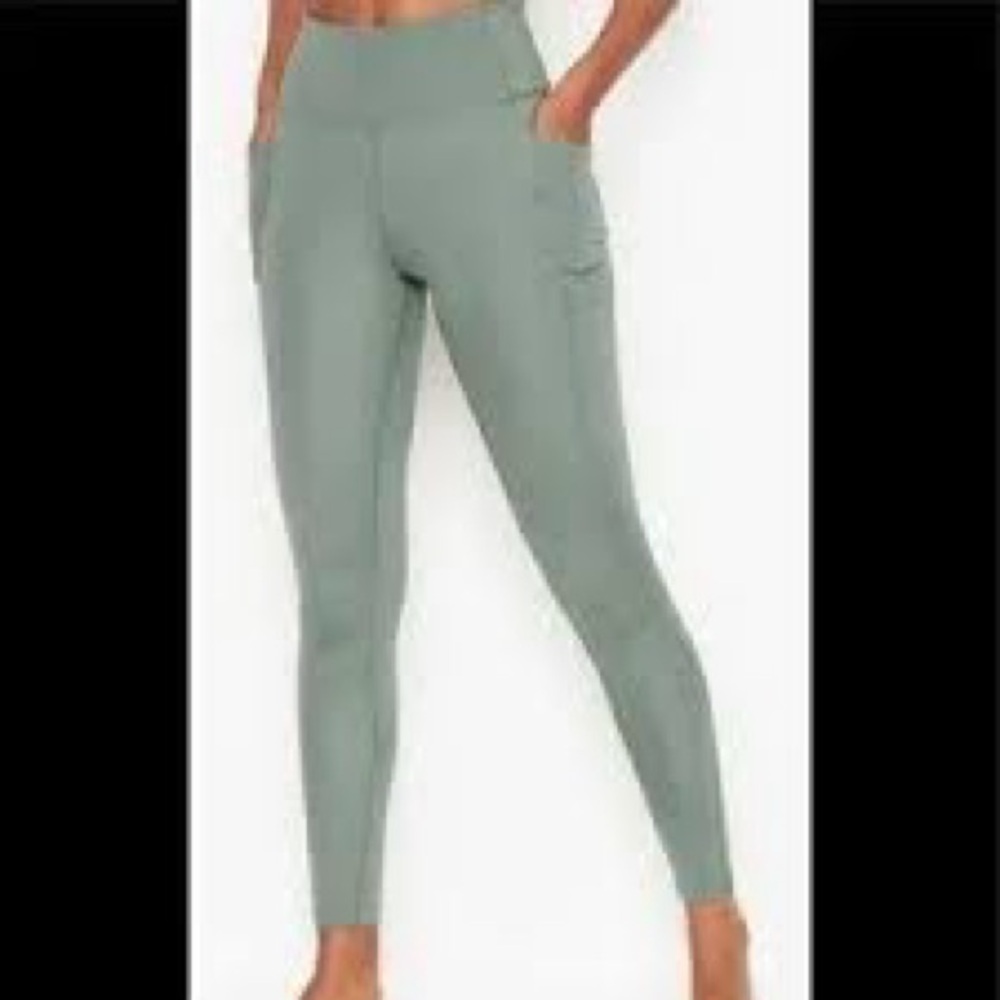 Victoria's Secret Green Leggings NWOT